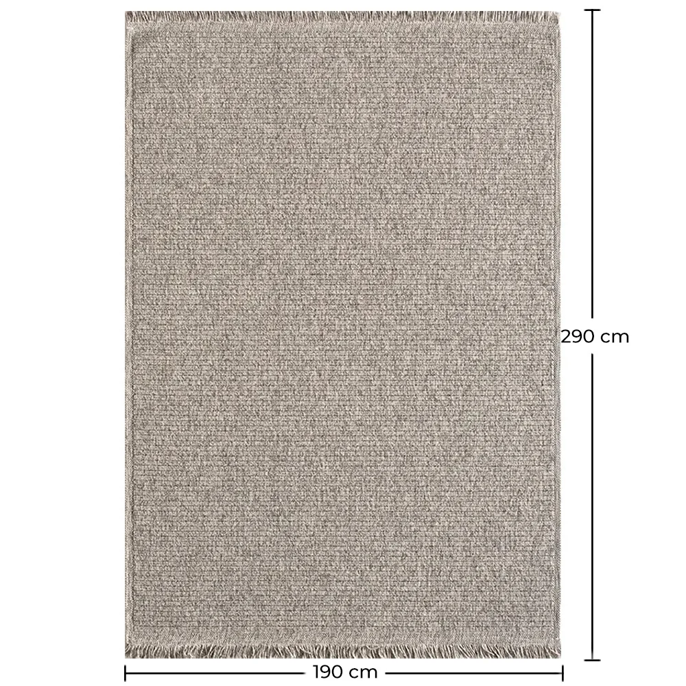 Alfombra Grande de Diseño Contemporáneo y Moderno - Beige (190x290 cm) - Harbor image 10