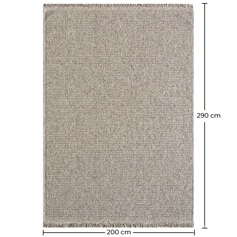Alfombra Grande de Diseño Contemporáneo y Moderno - Beige (200x290 cm) - Harbor image 10