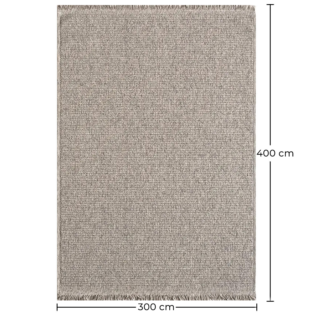 Alfombra Grande de Diseño Contemporáneo y Moderno - Beige (300x400 cm) - Harbor image 10