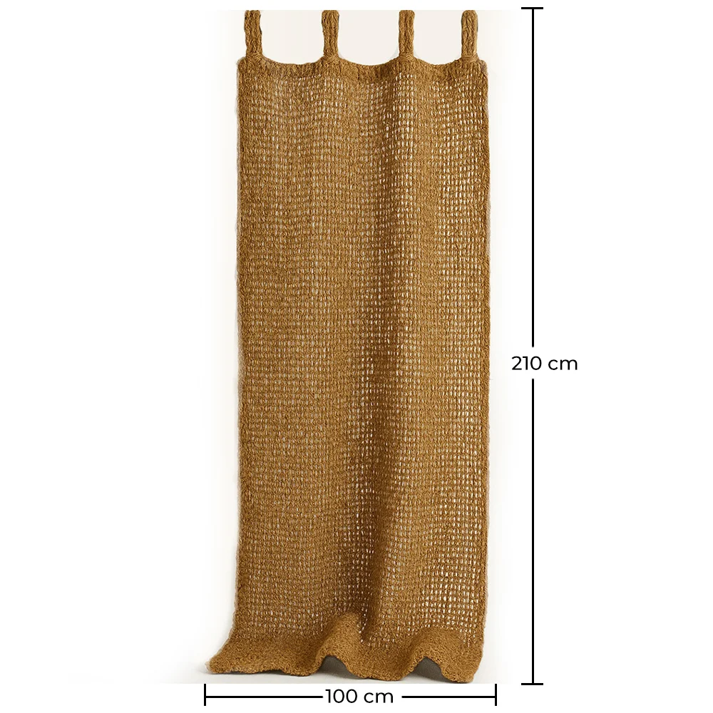 Toldo Cortina de sombra de fibra de coco 2.1x1M - Vela de sombra 100% Natural image 10