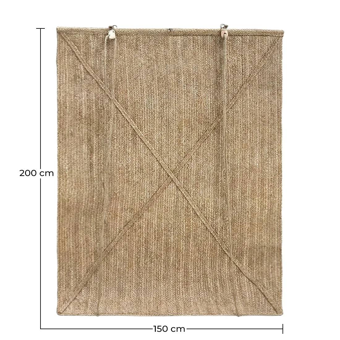 Estor Exterior Enrollable 200x150 cm – Cortina de fibra Natural – Protección Solar y Privacidad image 10