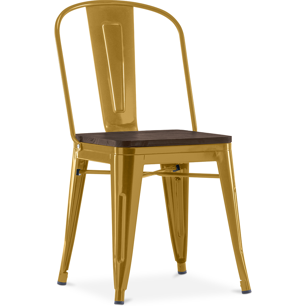 Silla de Comedor - Diseño Industrial - Madera y Acero - Stylix - Imagen 19 de 28
