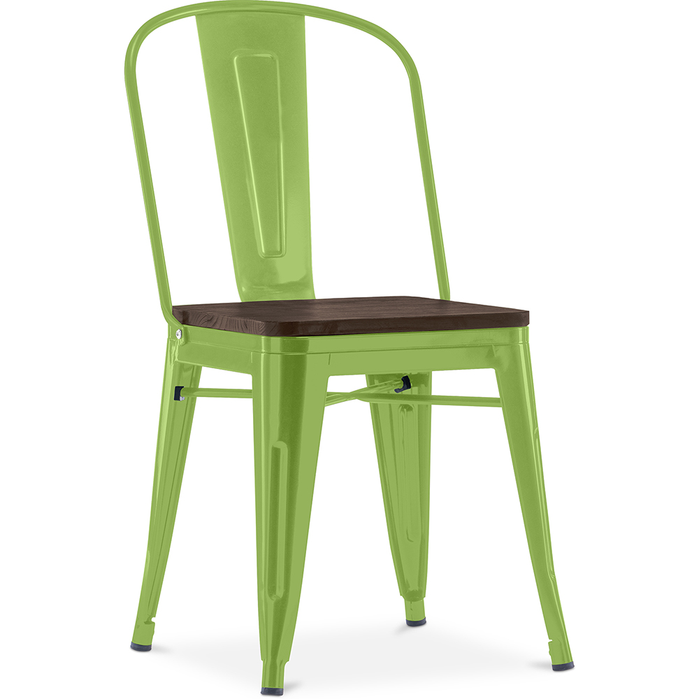 Silla de Comedor - Diseño Industrial - Madera y Acero - Stylix - Imagen 11 de 28