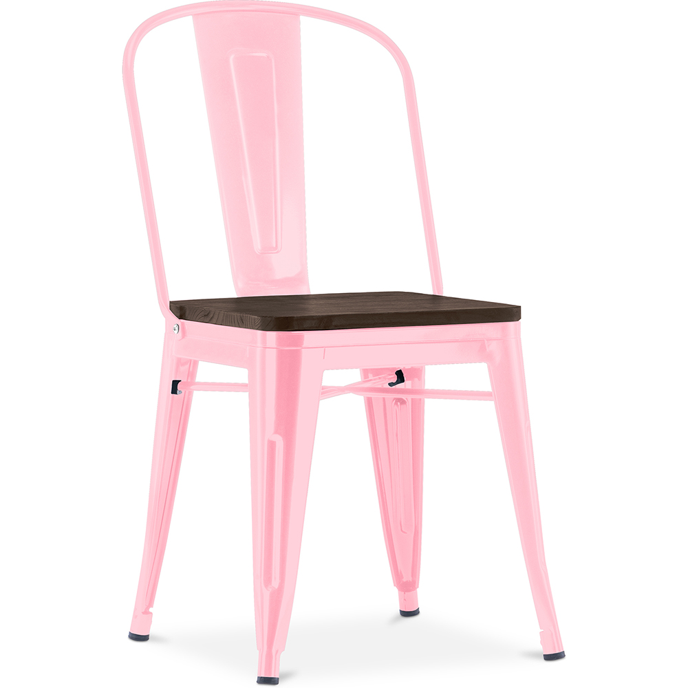 Silla de Comedor - Diseño Industrial - Madera y Acero - Stylix - Imagen 15 de 28