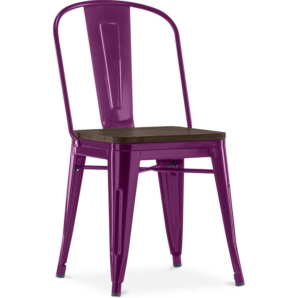 Silla de Comedor - Diseño Industrial - Madera y Acero - Stylix - Imagen 20 de 28