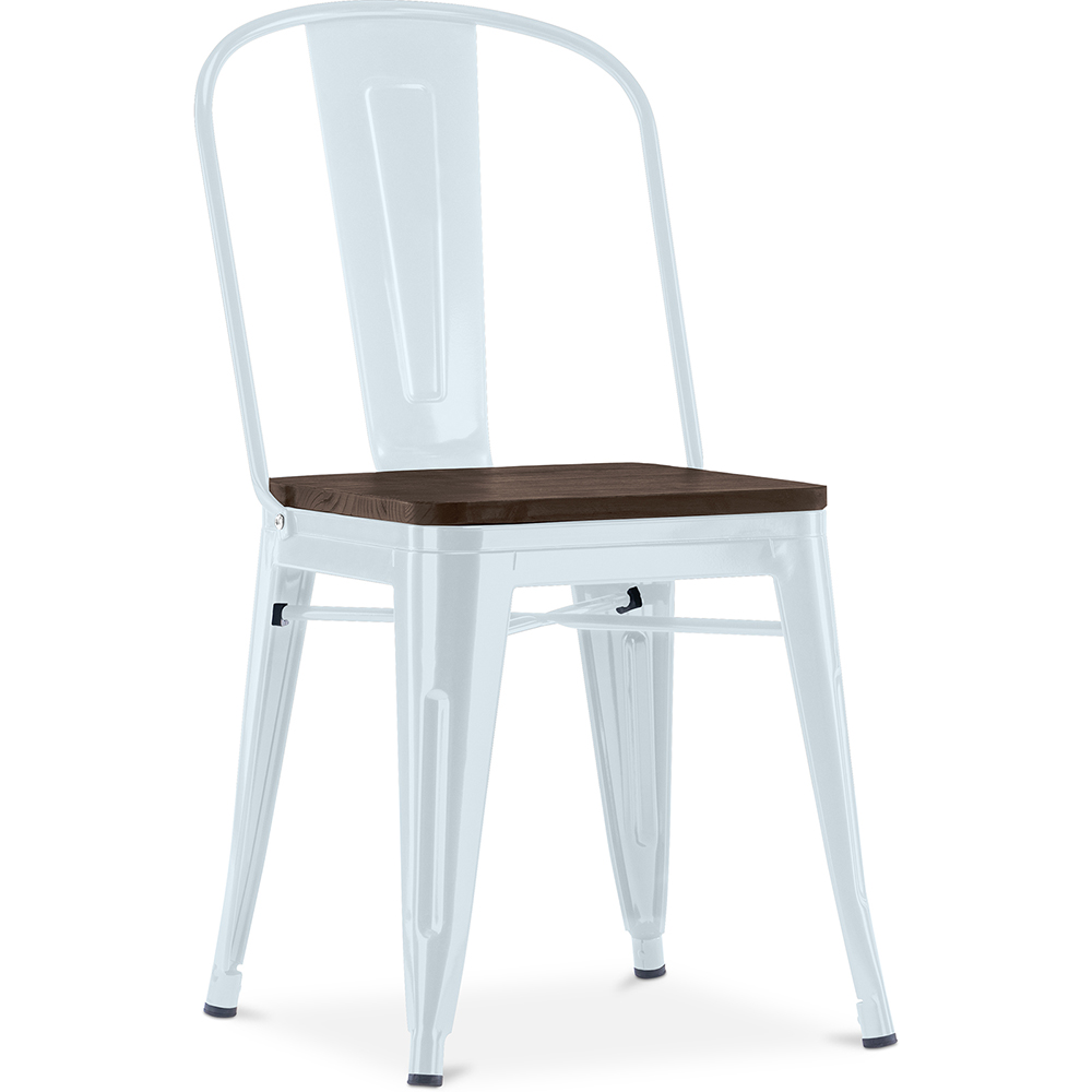 Silla de Comedor - Diseño Industrial - Madera y Acero - Stylix - Imagen 28 de 28