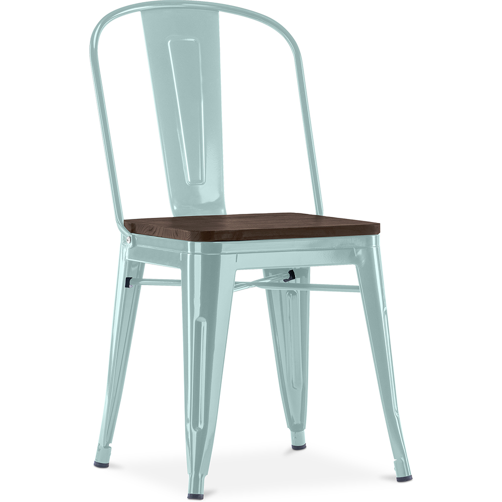 Silla de Comedor - Diseño Industrial - Madera y Acero - Stylix - Imagen 27 de 28