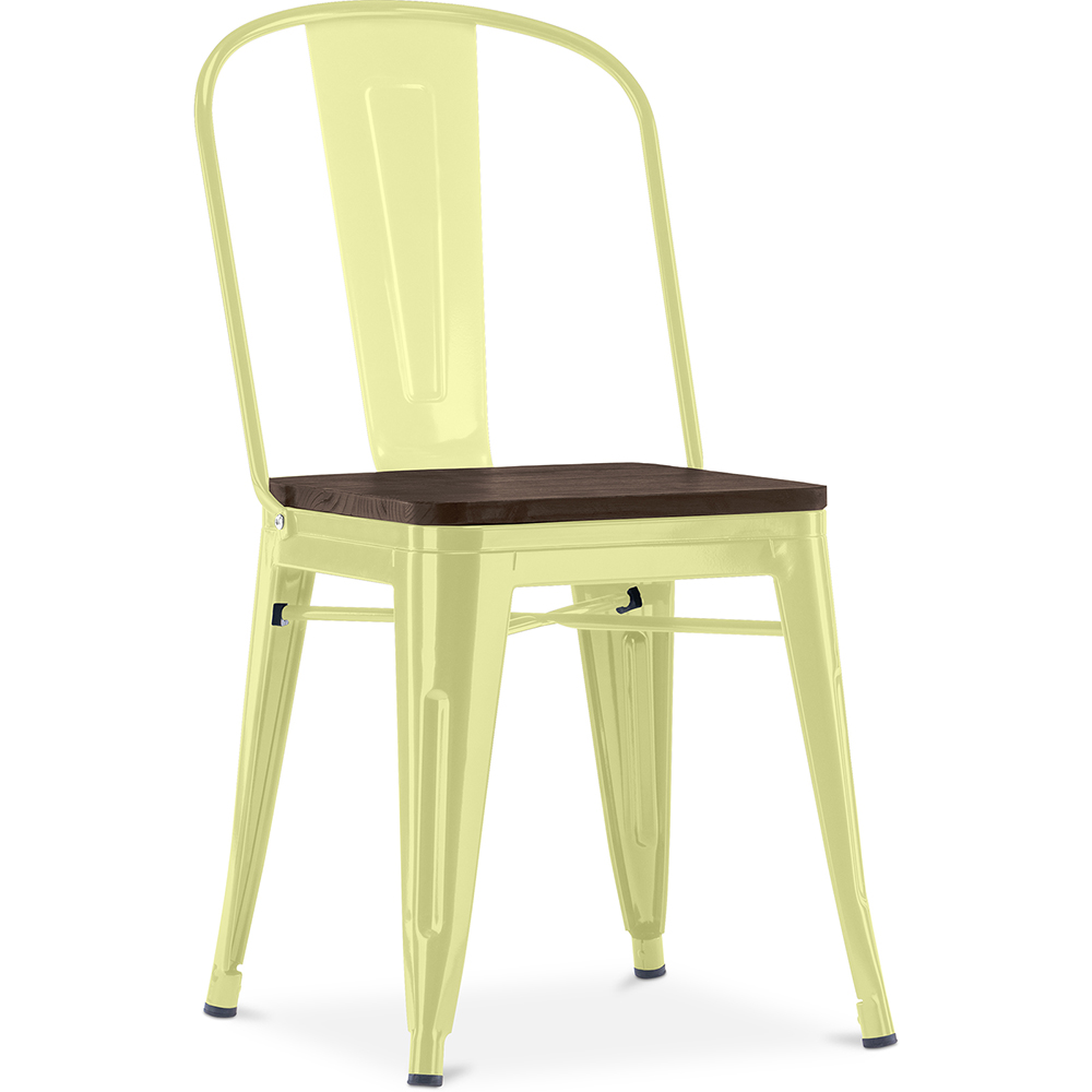 Silla de Comedor - Diseño Industrial - Madera y Acero - Stylix - Imagen 26 de 28