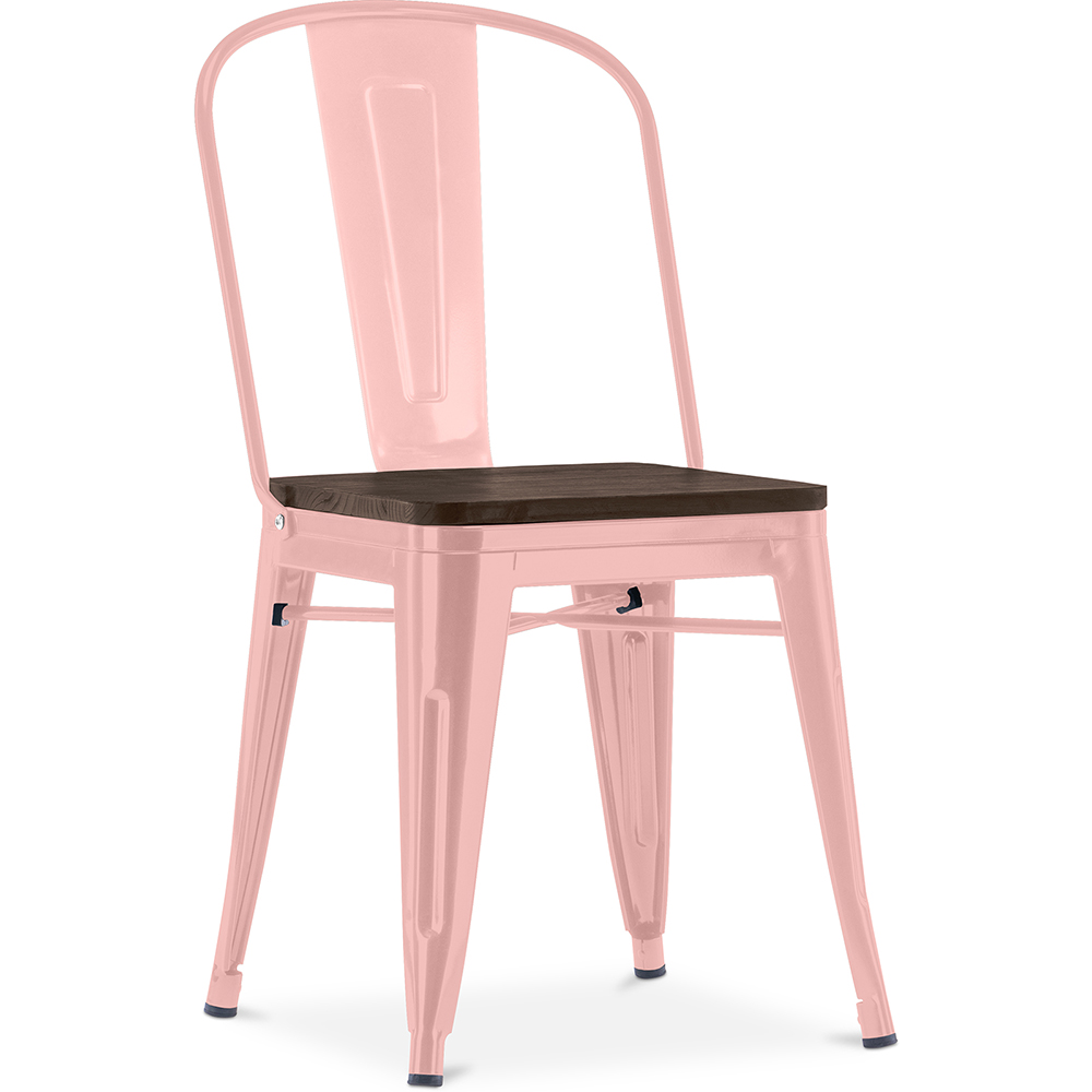 Silla de Comedor - Diseño Industrial - Madera y Acero - Stylix - Imagen 24 de 28