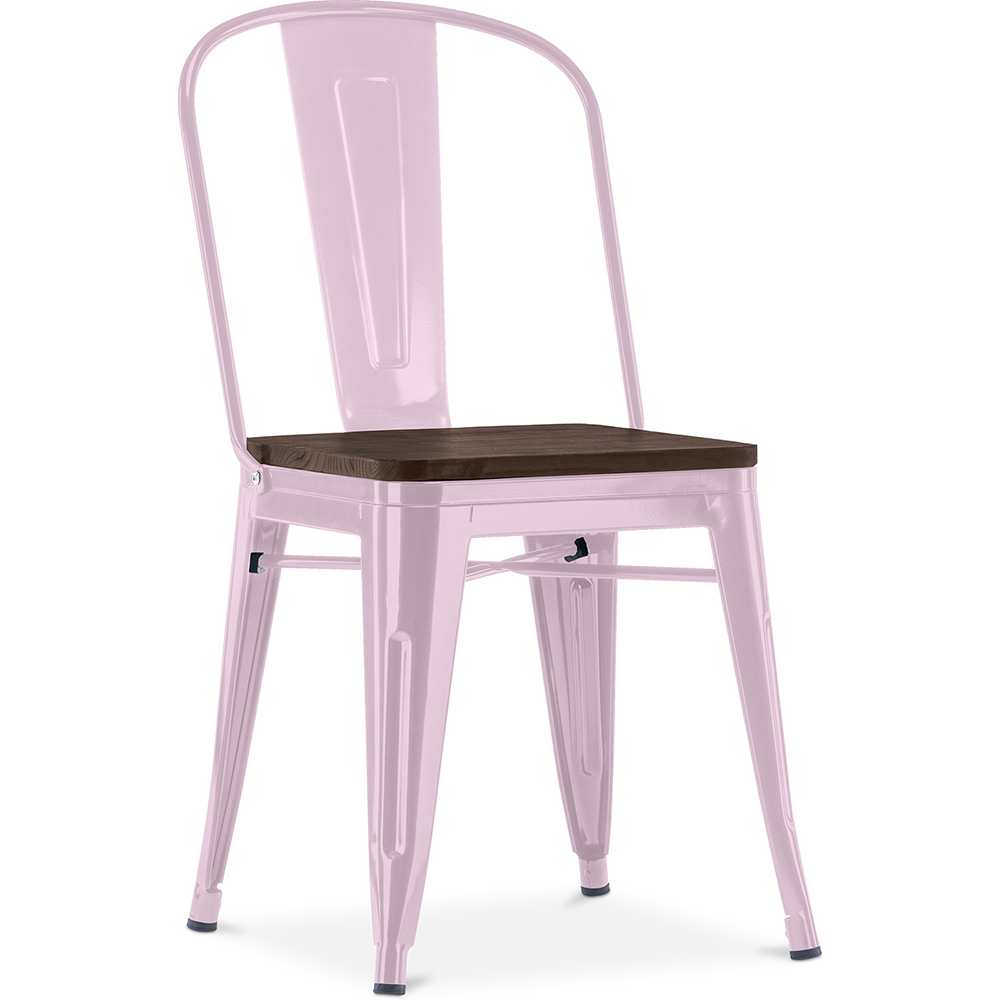 Silla de Comedor - Diseño Industrial - Madera y Acero - Stylix - Imagen 23 de 28