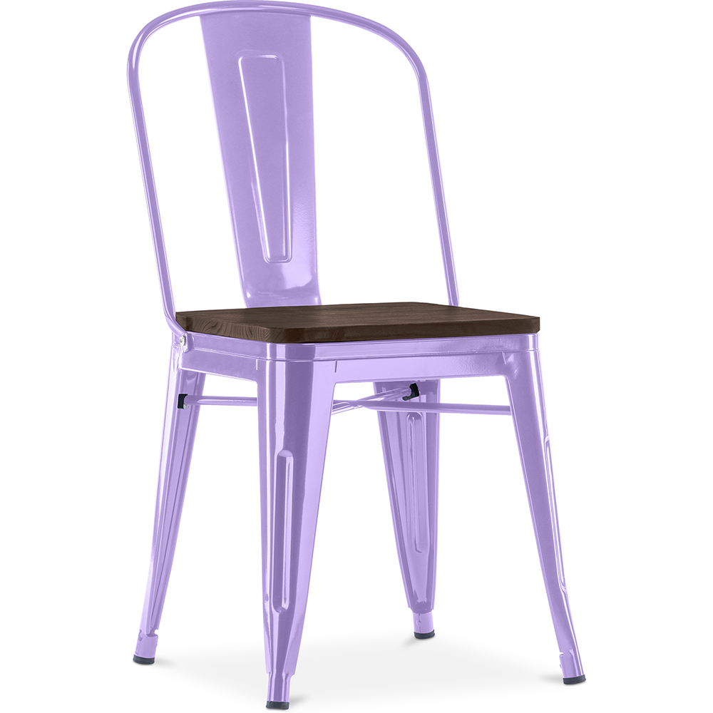 Silla de Comedor - Diseño Industrial - Madera y Acero - Stylix - Imagen 22 de 28