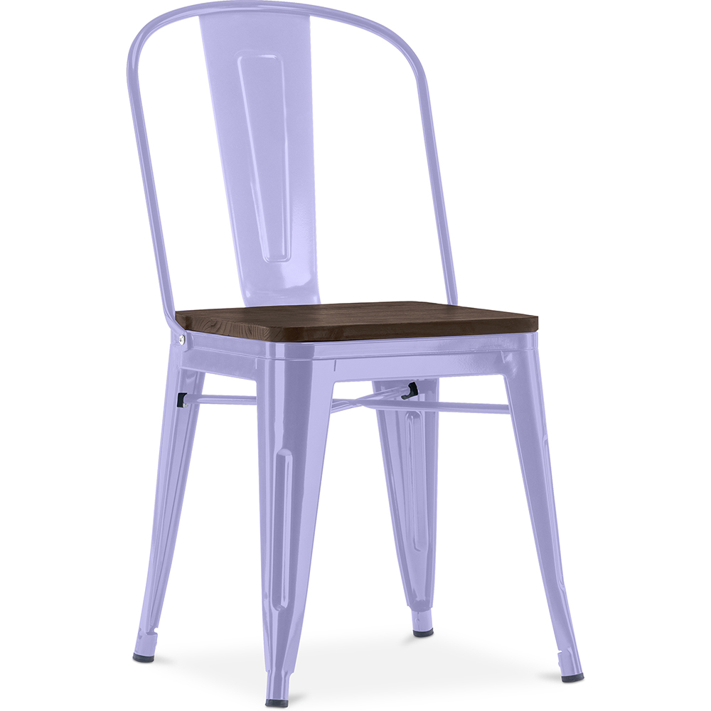 Silla de Comedor - Diseño Industrial - Madera y Acero - Stylix - Imagen 21 de 28