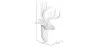 Decoracion de Pared - Cabeza Ciervo Blanco - Uka image 7