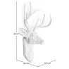Decoracion de Pared - Cabeza Ciervo Blanco - Uka image 7