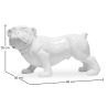 Escultura decorativa de diseño perro Bulldog - Resina image 7