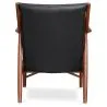 Sillón de Madera con reposabrazos - Tapizado en Cuero - Annua image 7