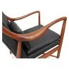 Sillón de Madera con reposabrazos - Tapizado en Cuero - Annua image 7