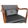 Sillón de Madera con reposabrazos - Tapizado en Cuero - Annua image 7