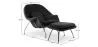 Sillón de Diseño con Reposapiés - Tapizado en Tela - Womb image 7