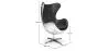 Sillón de Diseño con Reposabrazos - Diseño Huevo - Cuero y Metal - Cocoon  image 7