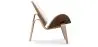 Butaca de diseño - Sillón Escandinavo - Tapizado en Cuero - Lucy image 7
