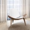 Butaca de diseño - Sillón Escandinavo - Tapizado en Cuero - Lucy image 7