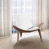 Butaca de diseño - Sillón Escandinavo - Tapizado en Cuero - Lucy image 7