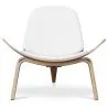Butaca de diseño - Sillón Escandinavo - Tapizado en Cuero - Lucy image 7
