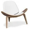 Butaca de diseño - Sillón Escandinavo - Tapizado en Cuero - Lucy image 7