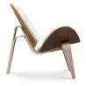 Butaca de diseño - Sillón Escandinavo - Tapizado en Cuero - Lucy image 7