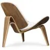 Butaca de diseño - Sillón Escandinavo - Tapizado en Cuero - Lucy image 7