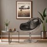 Sillón con reposabrazos - Estilo Aviador - Cuero  - Tulip  image 7