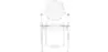 Pack de 4 Sillas de comedor Transparente - Diseño con Reposabrazos - Louis XIV image 7