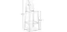 Taburete con Respaldo - Diseño Transparente - 65cm - Victoria Queen image 7