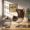 Sillón con Reposabrazos - Estilo Aviador - Cuero y Metal - Cocoon  image 7