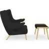 Sillón con Reposapiés - Tapizado -  Grizzly image 7