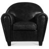 Sillón con Reposabrazos - Tapizado en Cuero - Club image 7