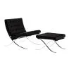 Sillón de Diseño con Reposapiés - Tapizado en Polipiel - Town image 7