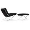 Sillón de Diseño con Reposapiés - Tapizado en Polipiel - Town image 7