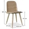 Silla de Comedor de Madera - Estilo Escandinavo  - Berd image 7