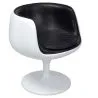 Silla de Salón - Silla de Diseño Blanca - Tapizada en Cuero - Geneva image 7