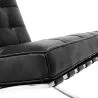 Sillón de Diseño con Reposapiés - Tapizado en Cuero - Town image 7
