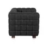 Sillón con Reposapiés  - Tapizado en Cuero - Acolchado - Nubus image 7
