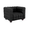 Sillón con Reposapiés  - Tapizado en Cuero - Acolchado - Nubus image 7