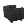 Sillón con Reposapiés  - Tapizado en Cuero - Acolchado - Nubus image 7