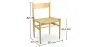 Silla de Comedor de Madera - Diseño Retro - Cawi image 7