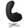 Sillón con Reposabrazos - Tapizado en Cuero - Diseño Huevo - Brave  -  image 7