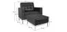 Sillón de Diseño con Reposapiés - Tapizado en Polipiel - Konel  image 7