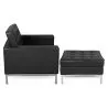 Sillón de Diseño con Reposapiés - Tapizado en Polipiel - Konel  image 7