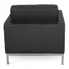 Sillón de Diseño con Reposapiés - Tapizado en Polipiel - Konel  image 7